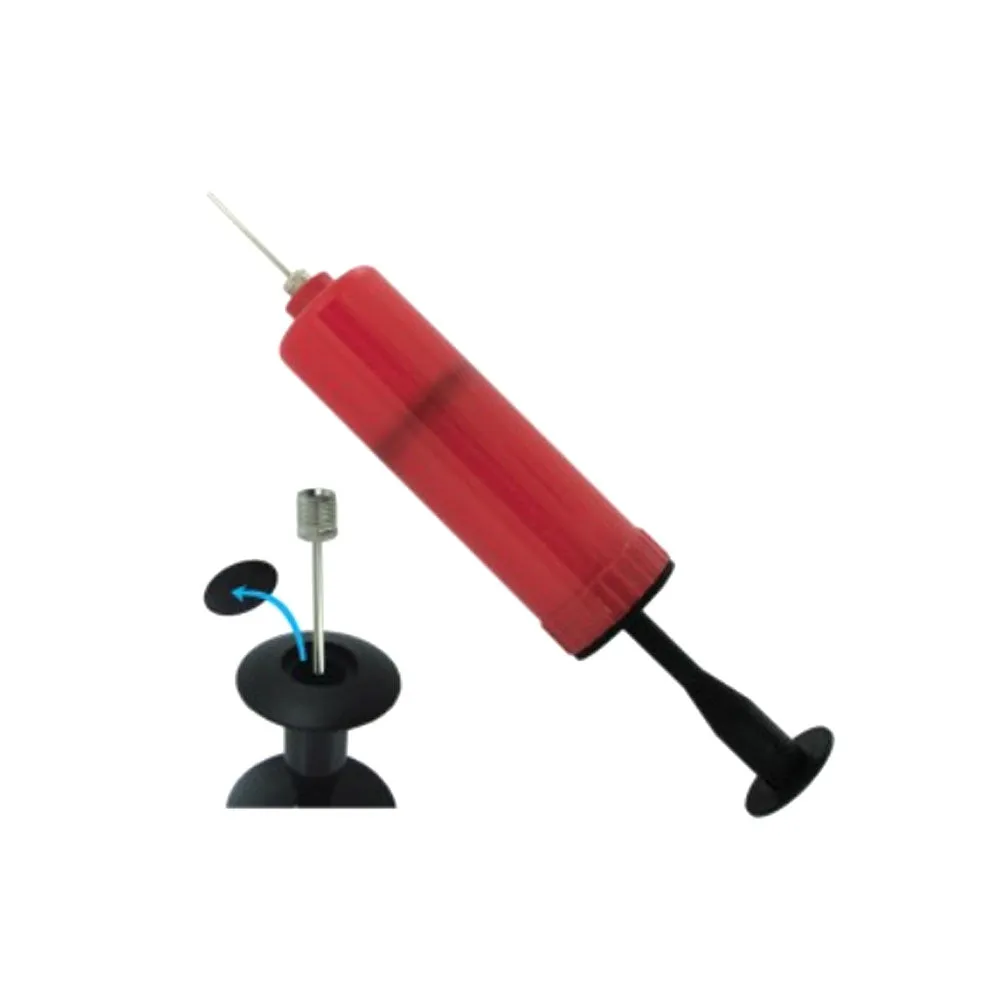 2 Hand Air Pump with Needle Footbal Basketball Ball Balloons Sports Soccer New !