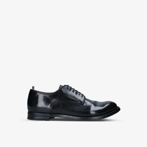 Anatomia Officine Creative Leather Derby Shoes, Black