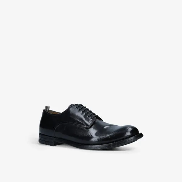 Anatomia Officine Creative Leather Derby Shoes, Black