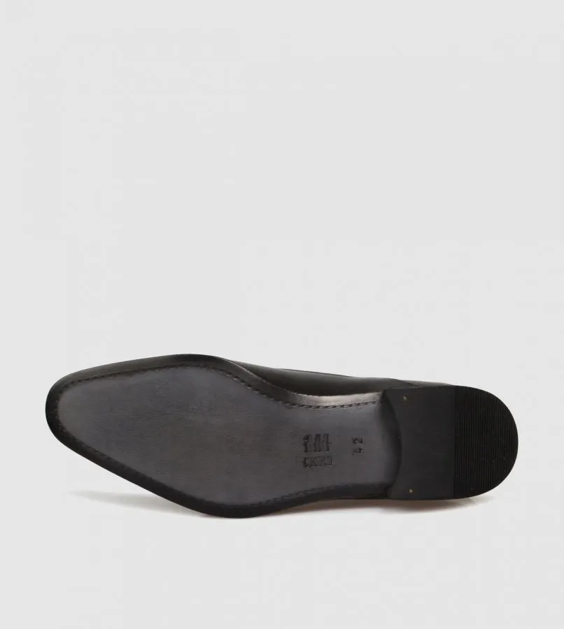 BRANDO 6850 AUSTIN OXFORD BLACK T-C SHOE