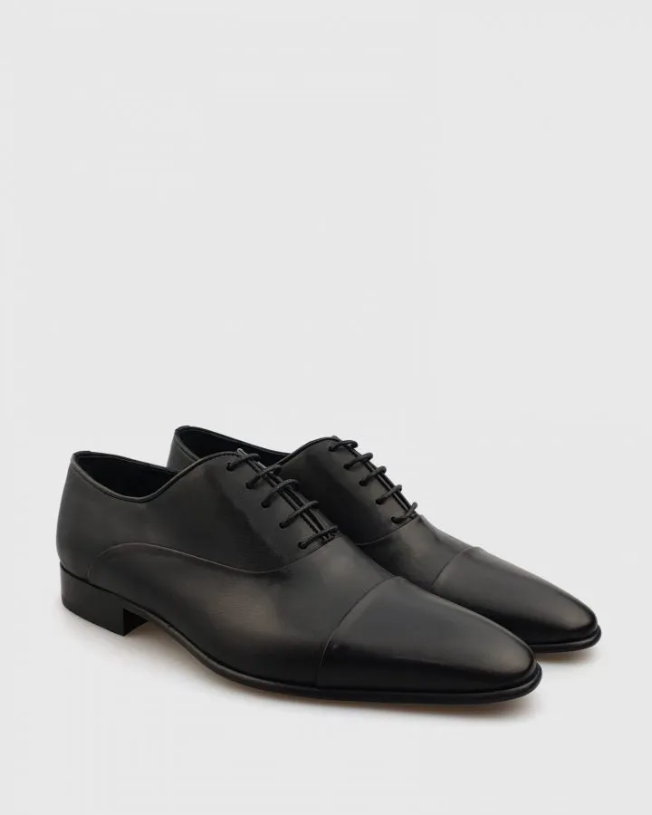 BRANDO 6850 AUSTIN OXFORD BLACK T-C SHOE
