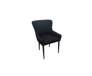 Chair Chelsea Black Bronze Leg