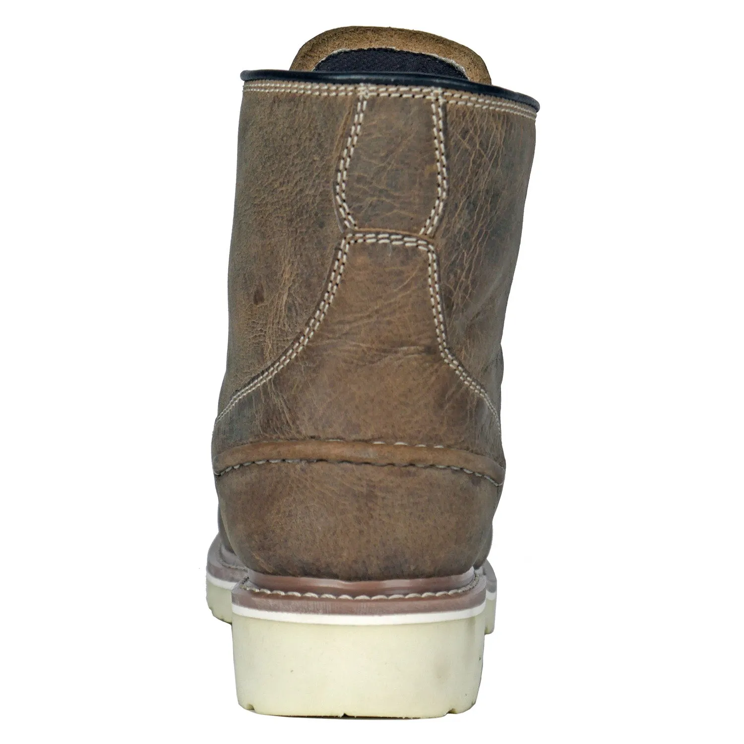 DieHard Mens Monte Distressed Brown Leather Distressed Work Boots