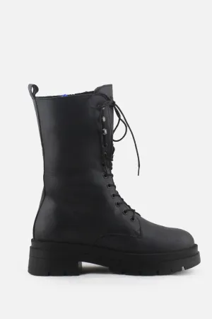 European Brand Zipper Laces Combat Boots | 100% Authentic Leather