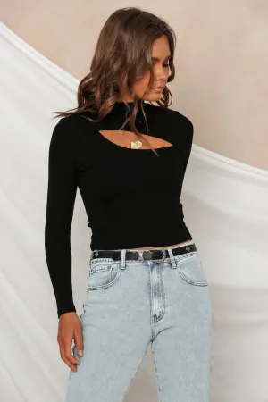 Fly Away Top Black