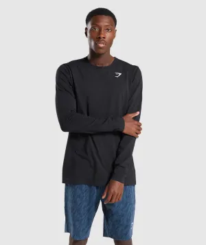 Gymshark Critical Long Sleeve T-Shirt - Black