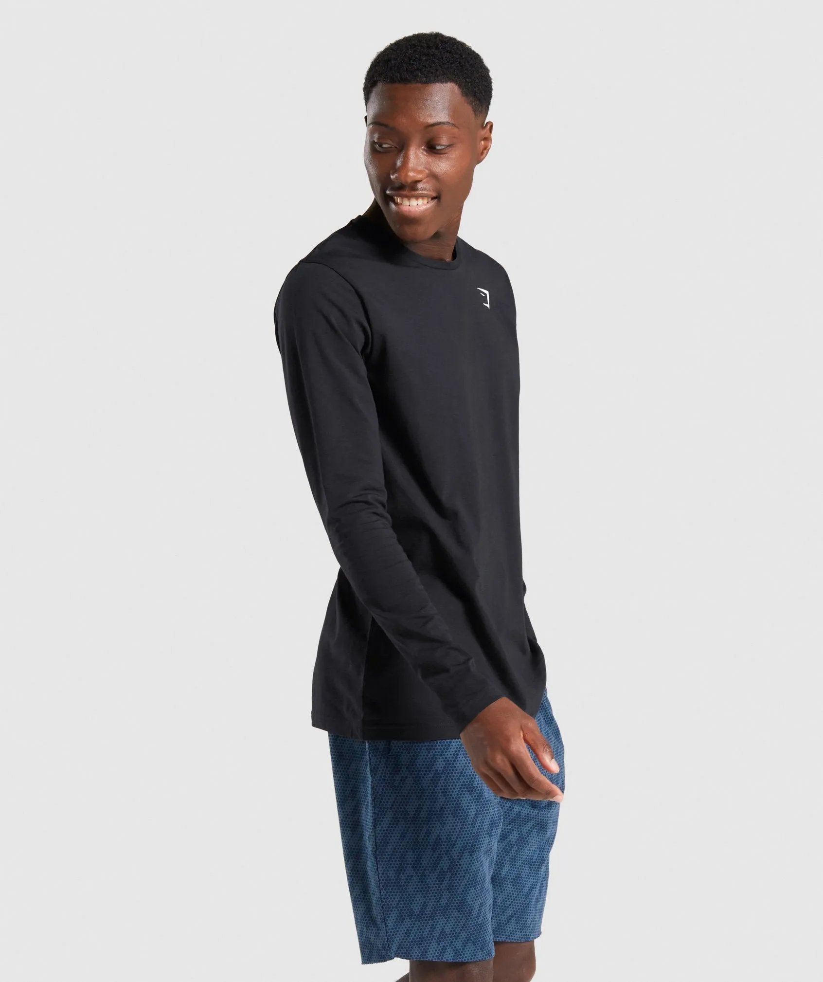 Gymshark Critical Long Sleeve T-Shirt - Black