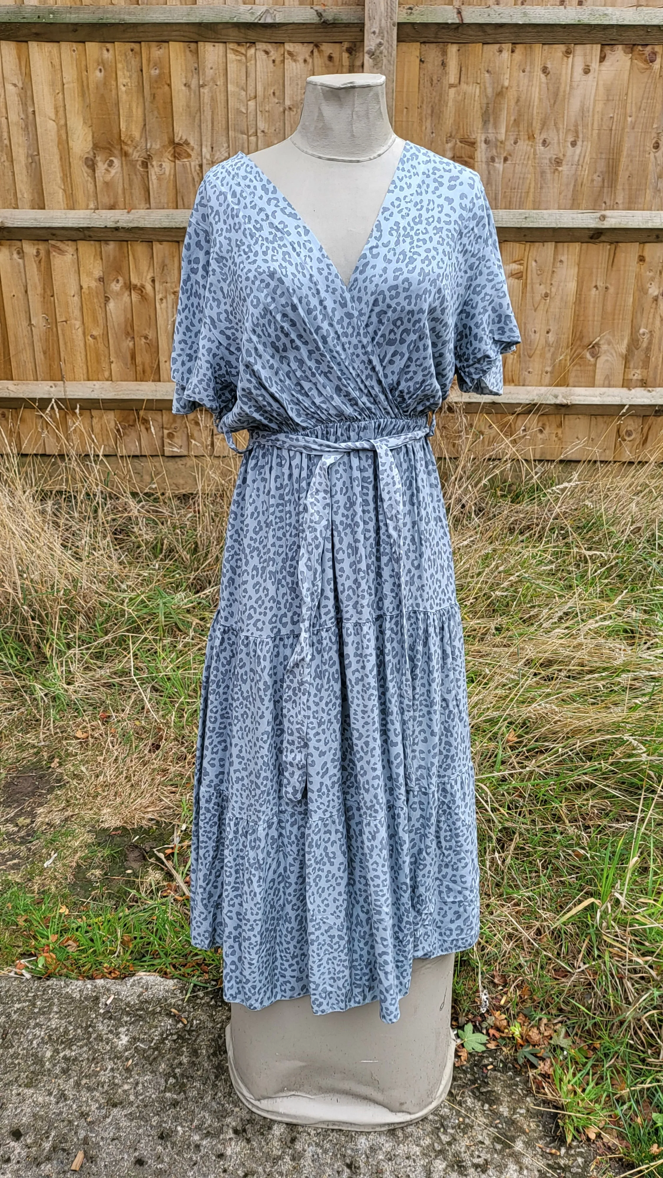 LEILANI KD190 'L' ITALIAN VISCOSE DRESS  UK 10-16