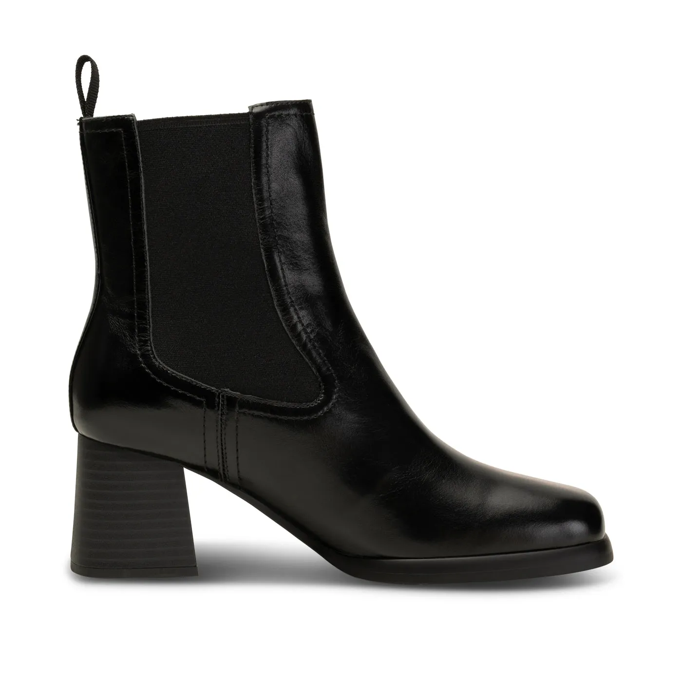 Lila Chelsea Læder - BLACK