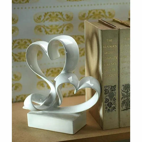 Love Link Stylized Heart Cake Topper