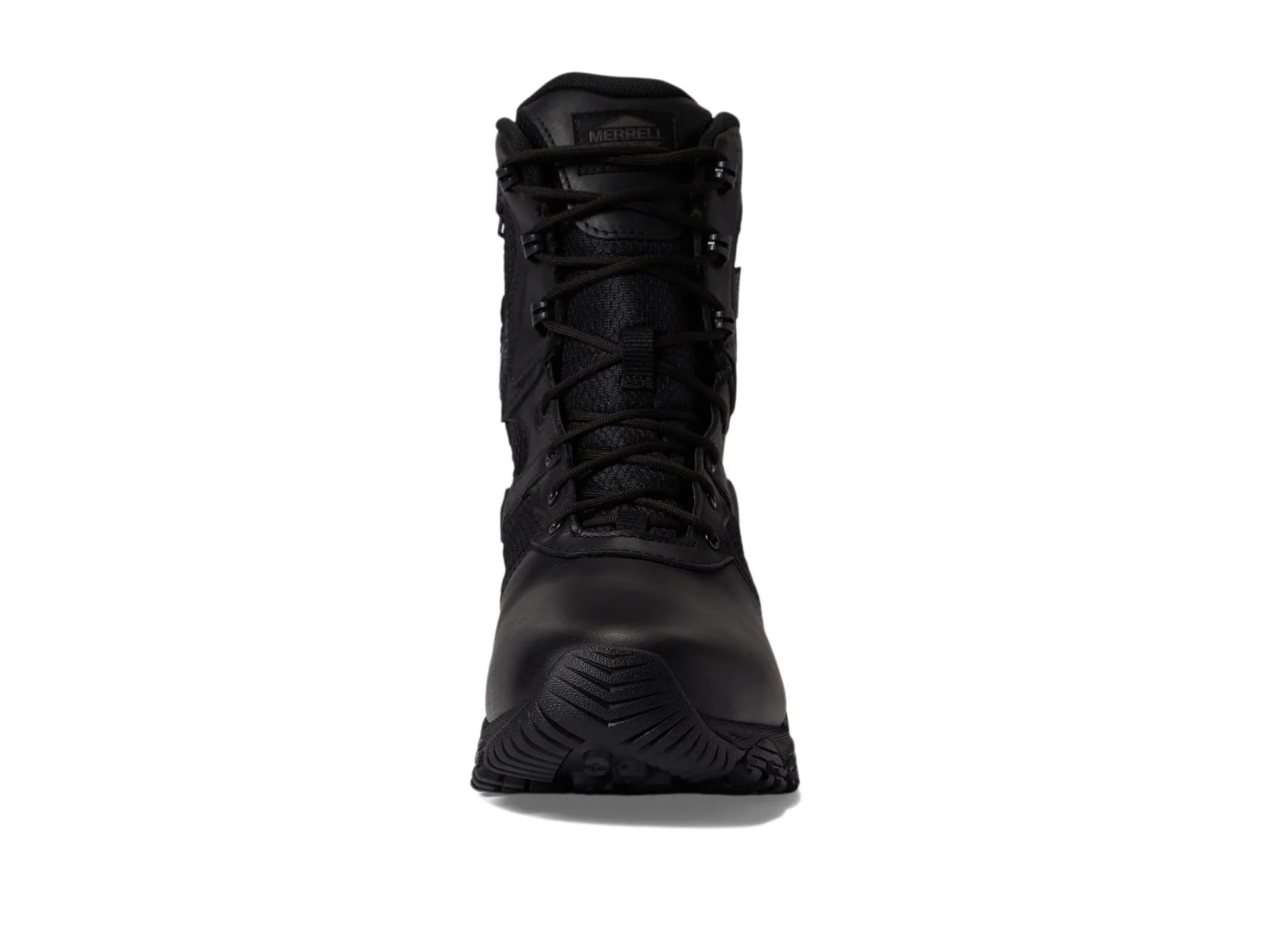 Merrell Work Moab 3 Response 8" Tact Zip Wp Boots, Black