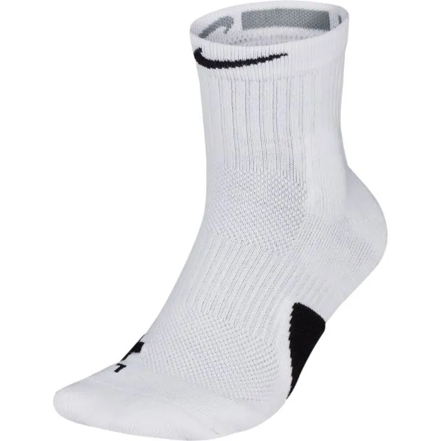 Nike Elite Mid Unisex Lifestyle Lifestyle Sock White/Black