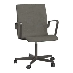 Oxford Low Back Office Armchair - 5 Star Base & Castors w/ Return