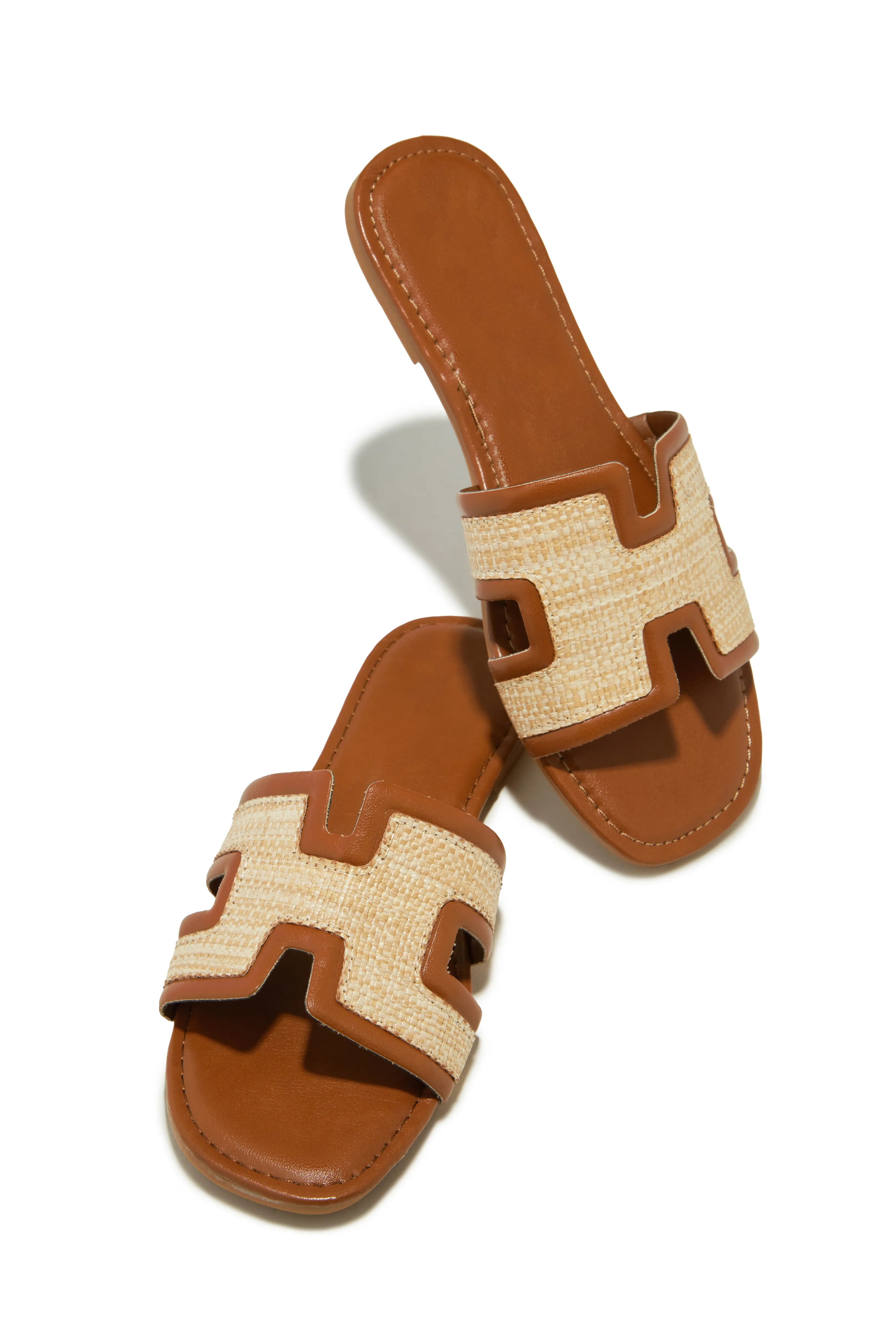 Playa Paradiso Slip On Sandals - Tan