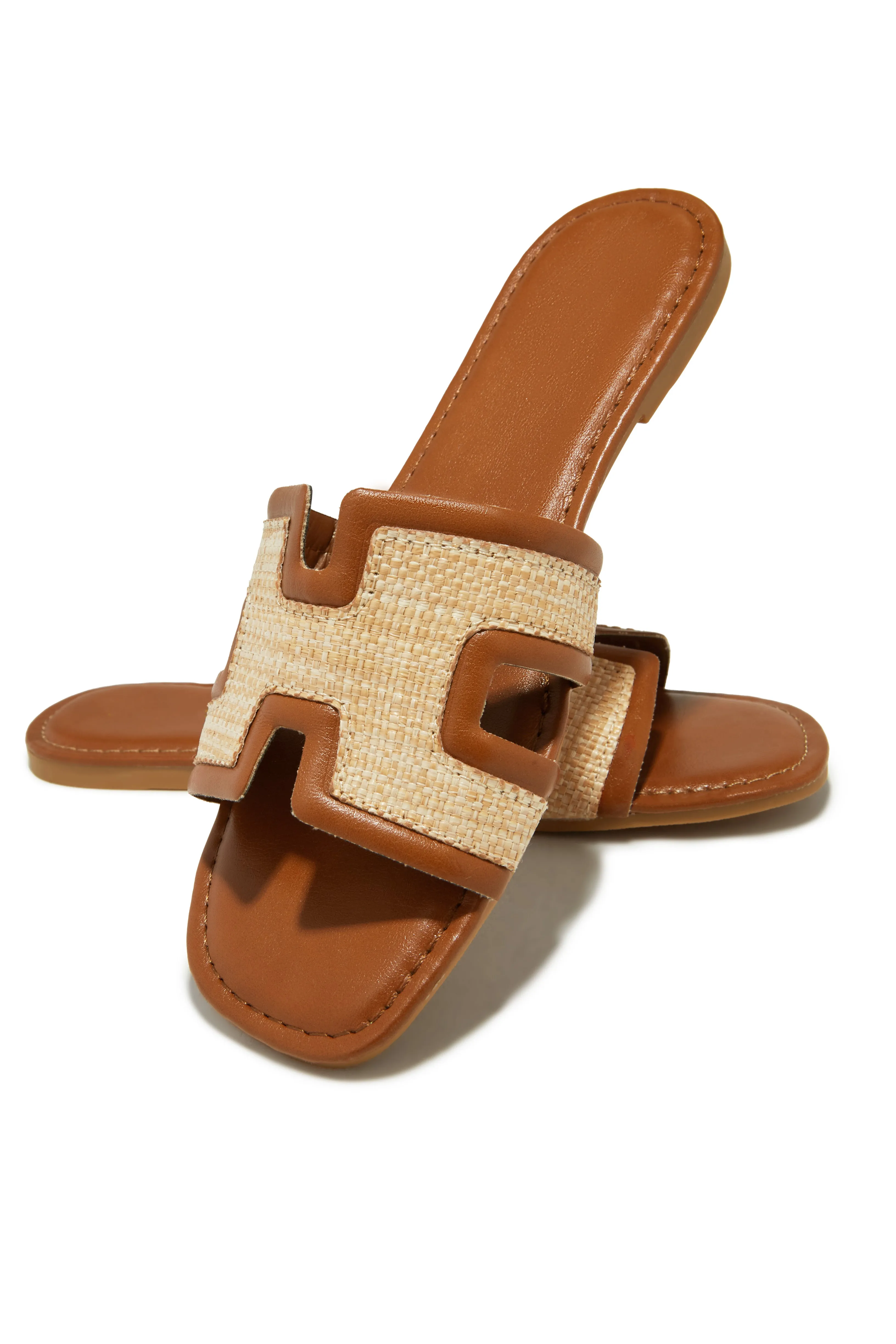 Playa Paradiso Slip On Sandals - Tan