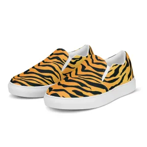 Rainbow Tiger Print Slip-on Shoes (male sizes)