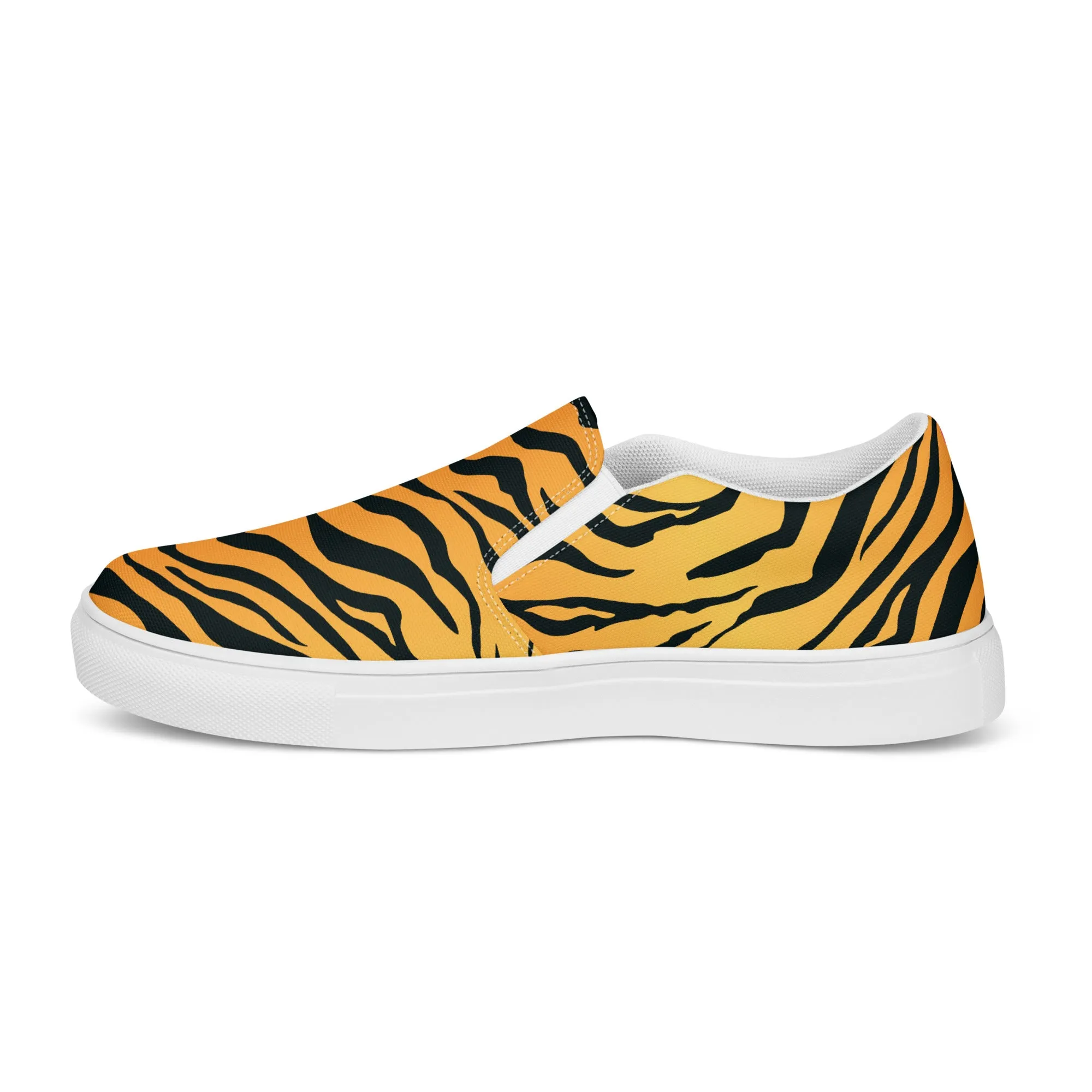 Rainbow Tiger Print Slip-on Shoes (male sizes)