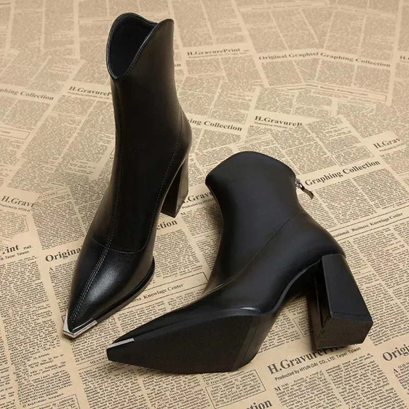 SELO - CHROME TIP CHELSEA BOOTS