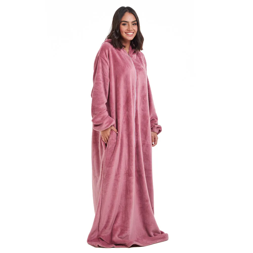 Snuggs Monk Wearable Blanket Dark Cashmere