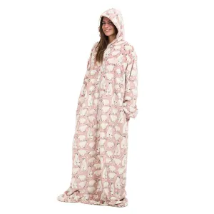 Snuggs Monk Wearable Blanket Polar Bear Petroleum