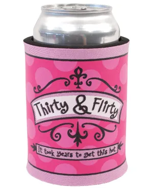 Thirty & Flirty Can Cooler