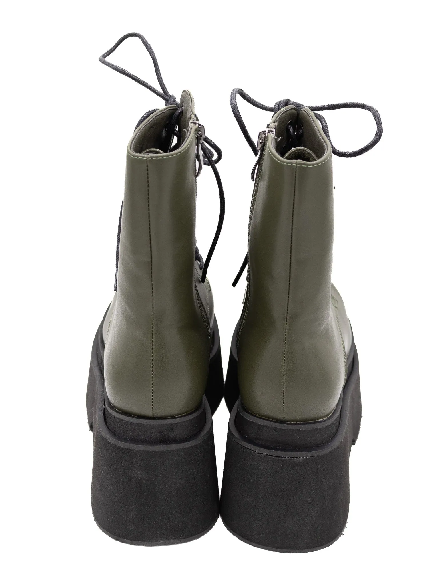 Vigo Olive Combat Boots