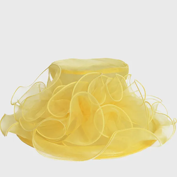 Women Organza Kentucky Derby Church Hats S019