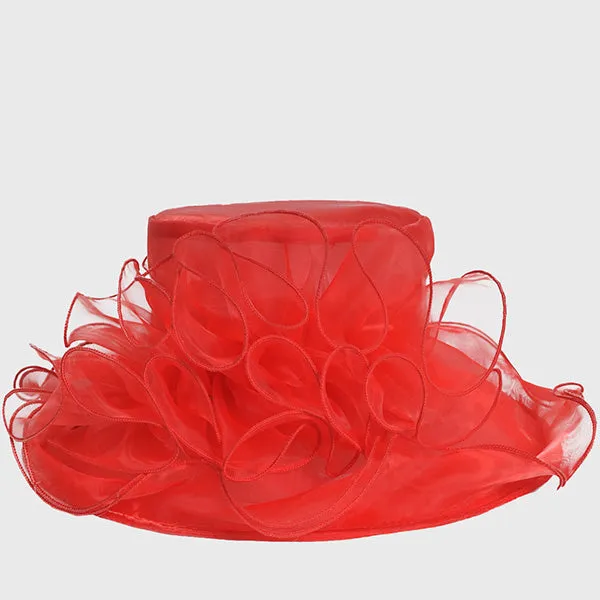 Women Organza Kentucky Derby Church Hats S019