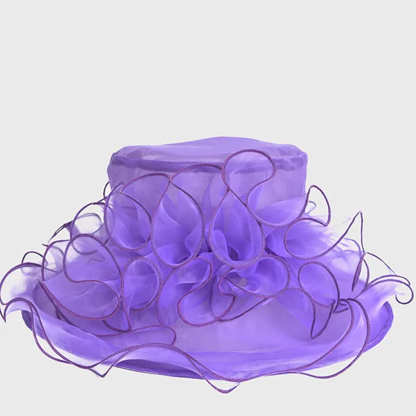 Women Organza Kentucky Derby Church Hats S019